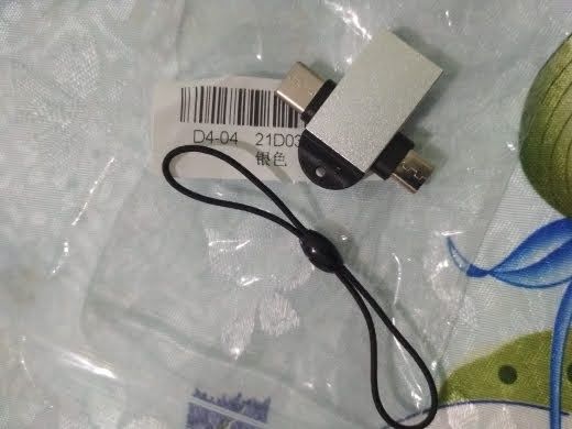 Adaptador Micro USB ou Tipo-C para USB