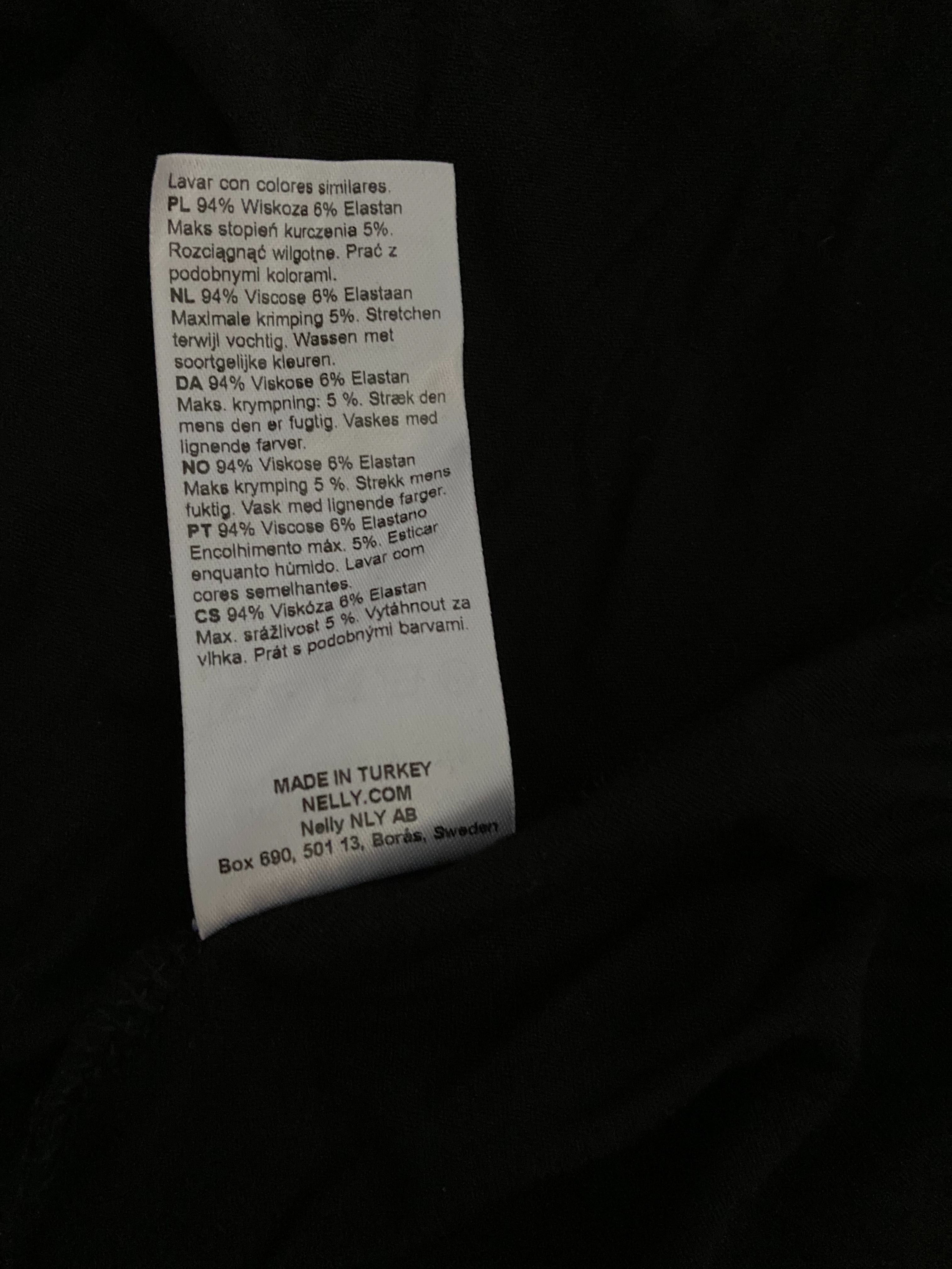 Nowa stylowa koszulka / top z dekoltem V na plecach Zalando / Answear