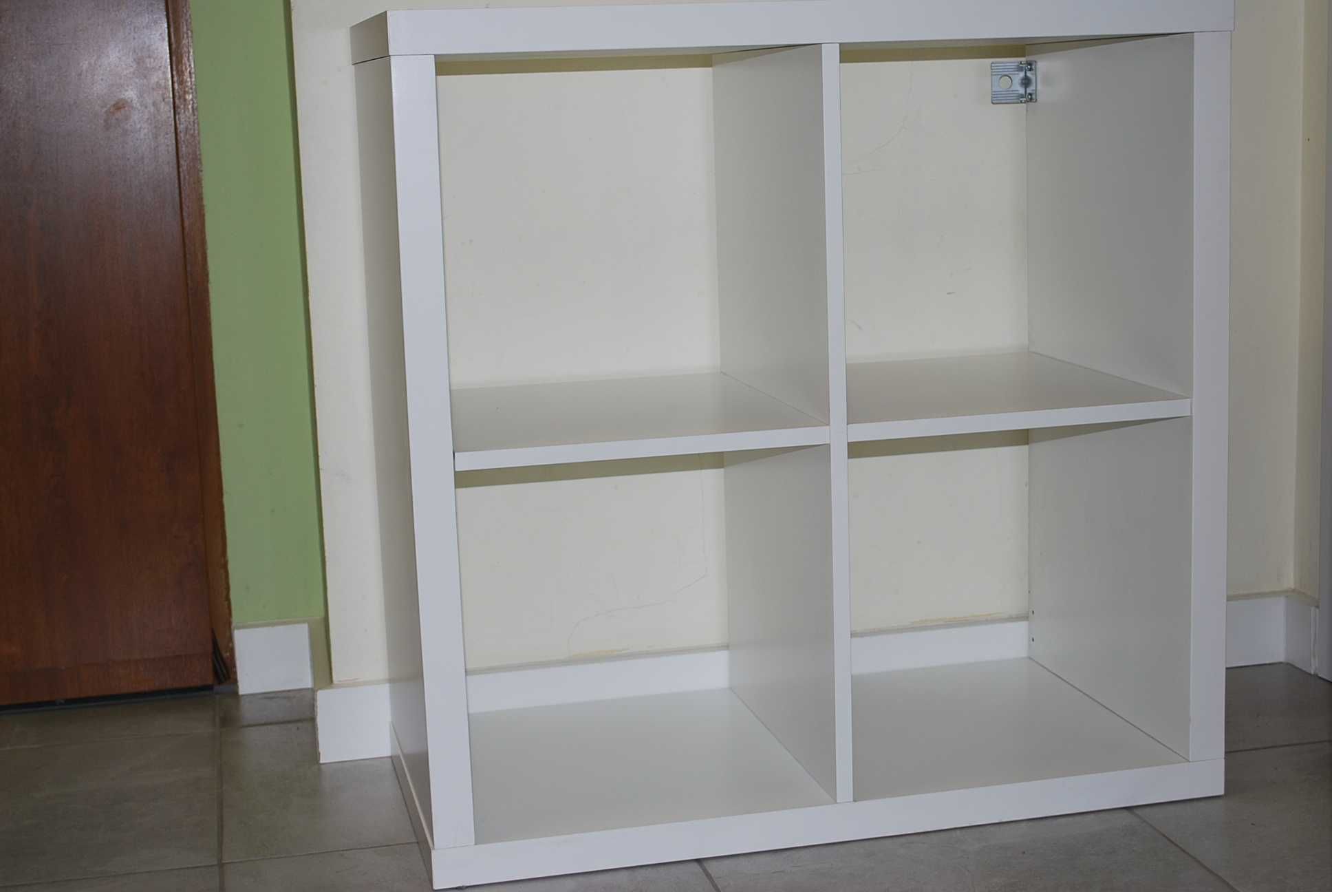 regał Kallax Ikea 77 x 77 cm biały