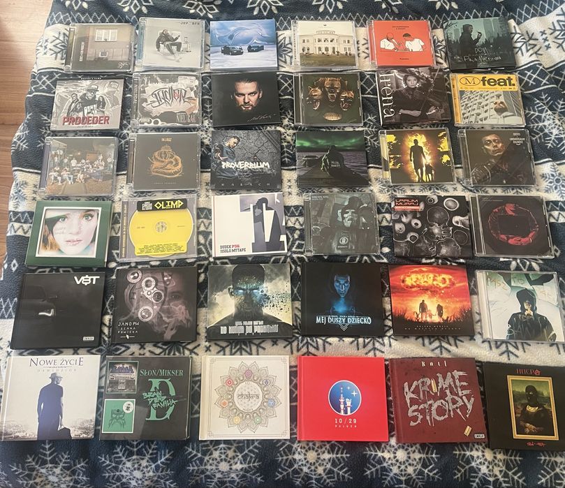 Płyty rap i hip hop m.in. Kali, paluch, malach