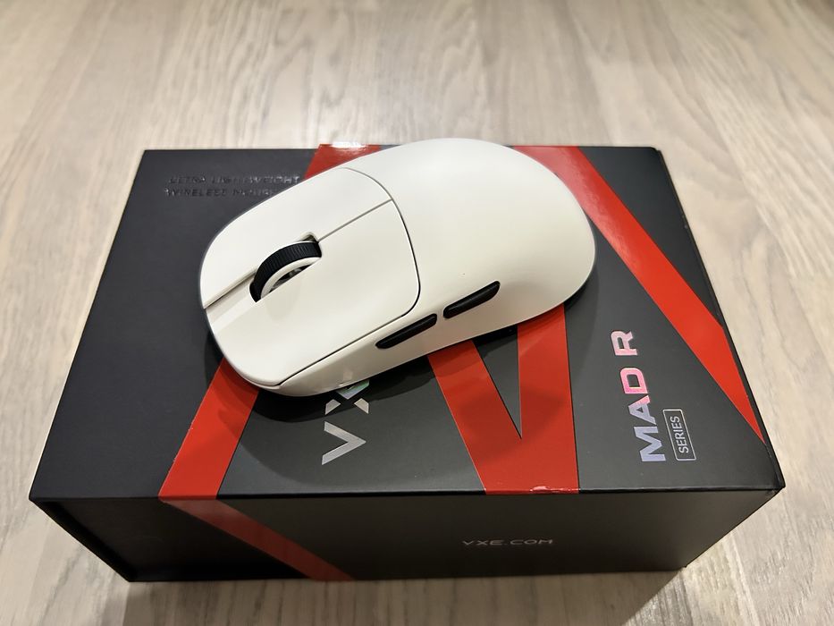 Миша Vxe mad R+ 8K 36г. paw 3395 Omron optical