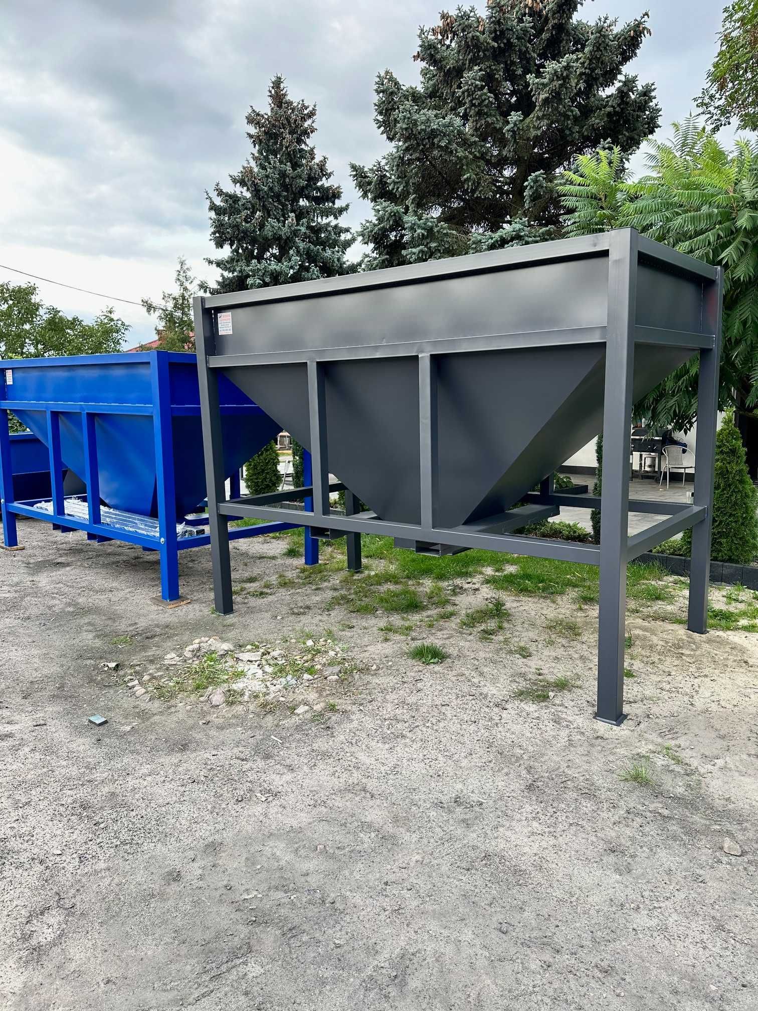 Kosz zasypowy, kosz przyjęciowy, bufor, paczkarka.