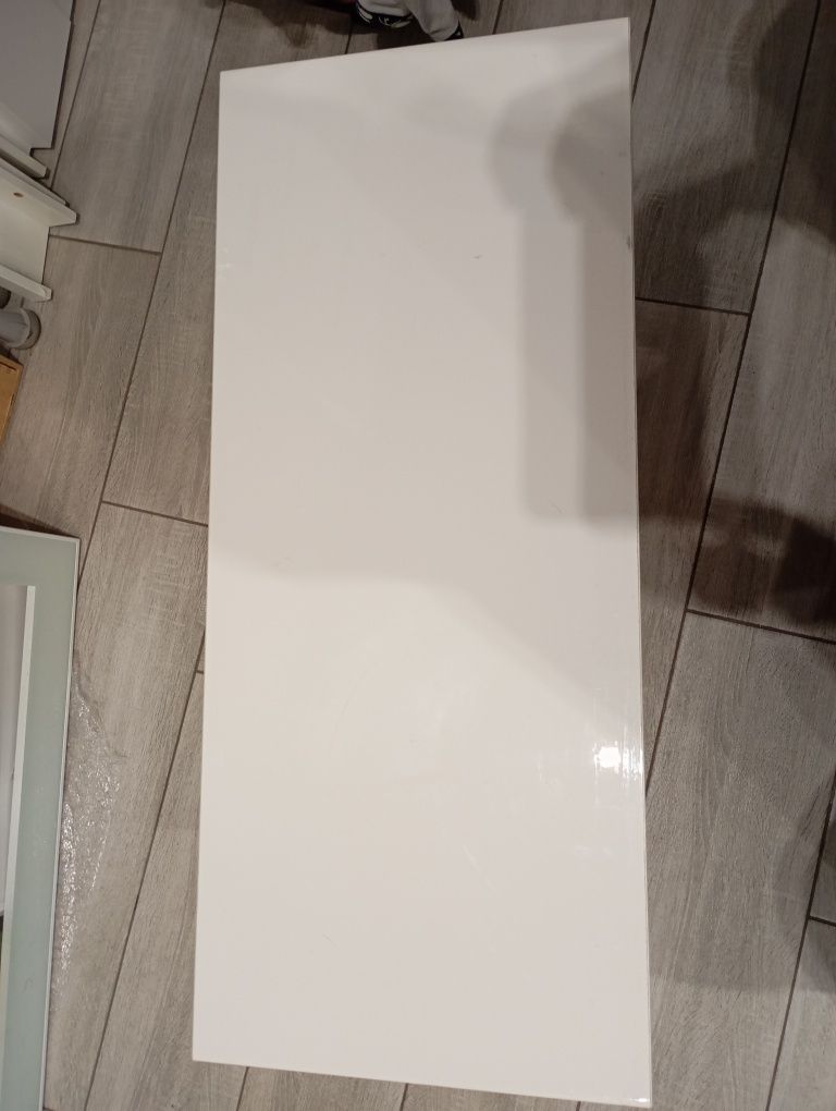 Szuflada besta front, prowadnice IKEA biały połysk