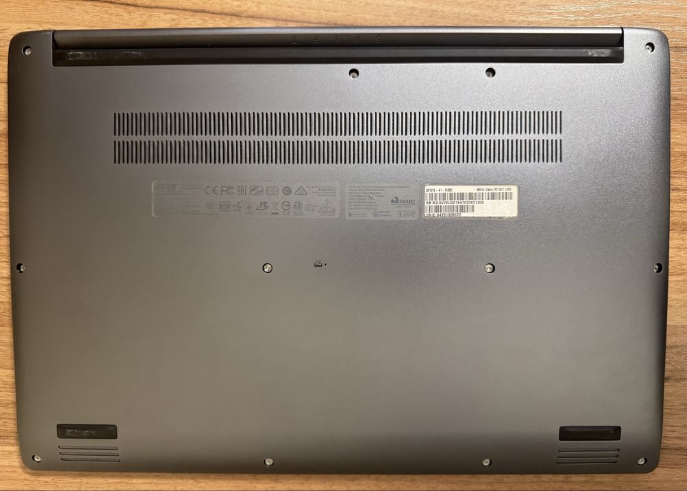 Продам ноутбук ACER Swift 3  15.6 дюймов