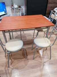 Stół z krzesłami 120x80 Pilnie do 20.05