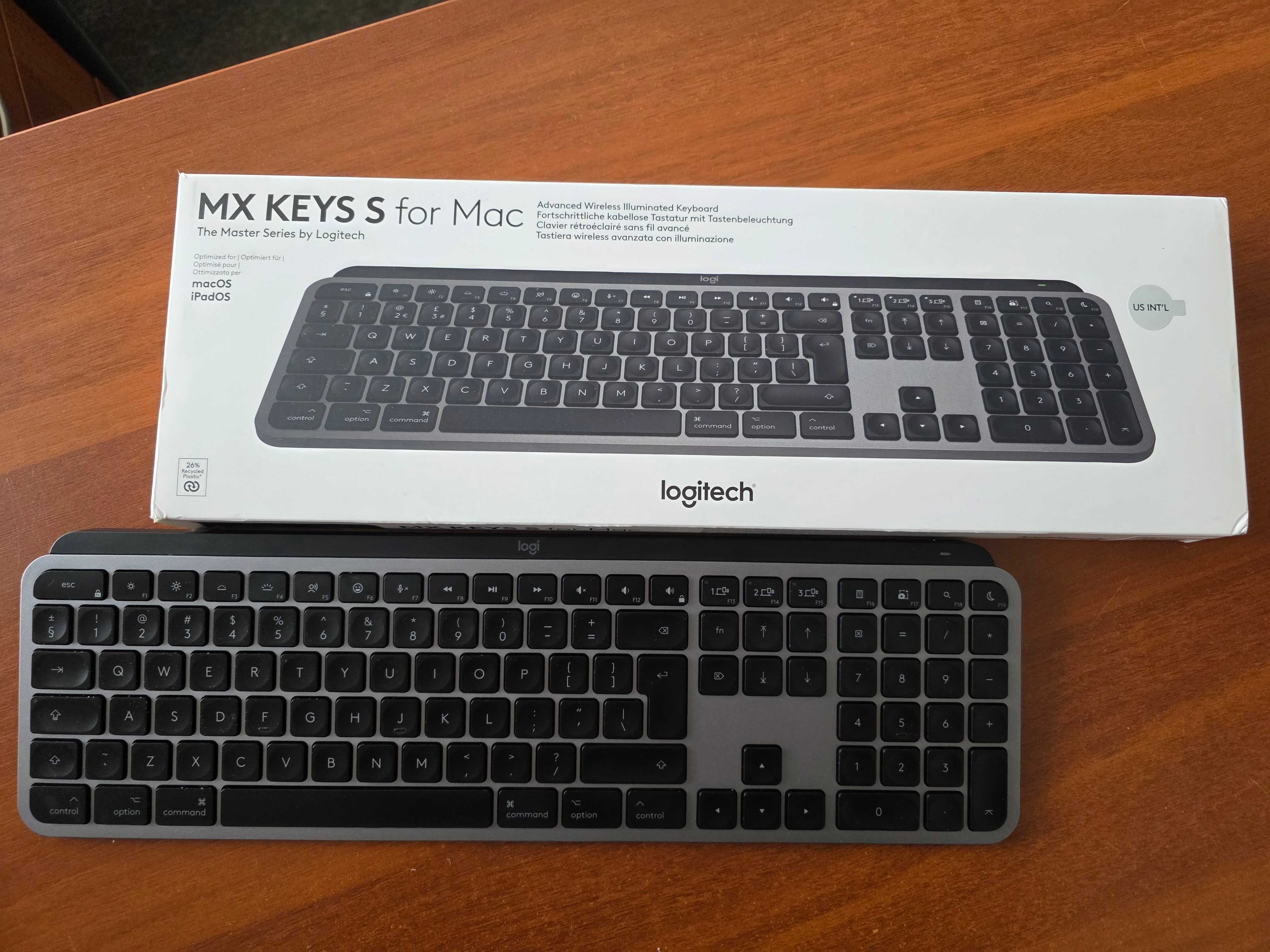 [Prawie Nowa] Klawiatura Logitech MX Keys S for Mac US