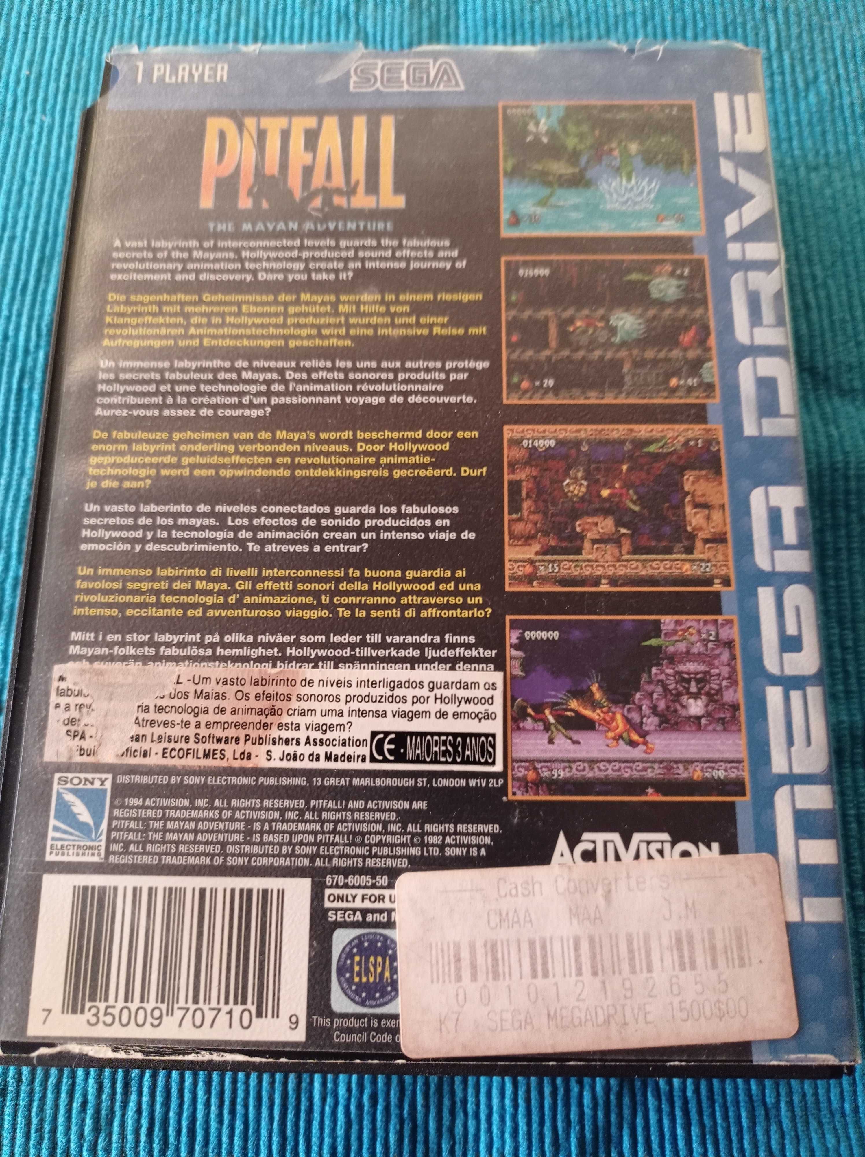 Pitfall the Mayan Adventure Megadrive