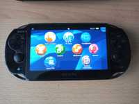 Sony PS Vita używana + karta 16 gb, ładowarka i etui