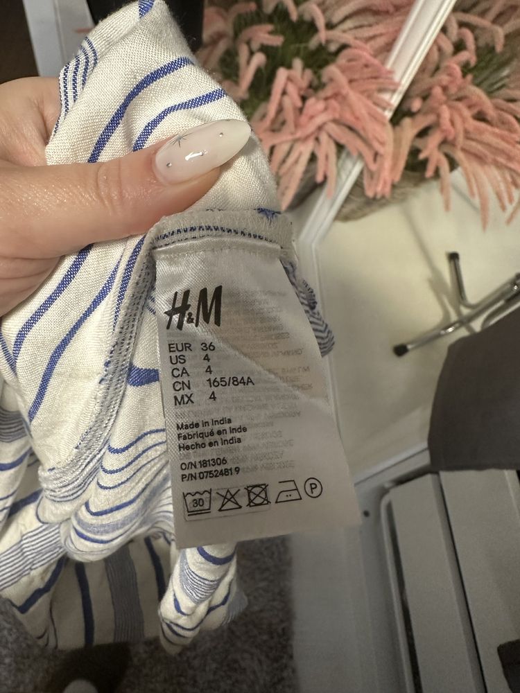 Sukienka len marki H&M rozmisr 36