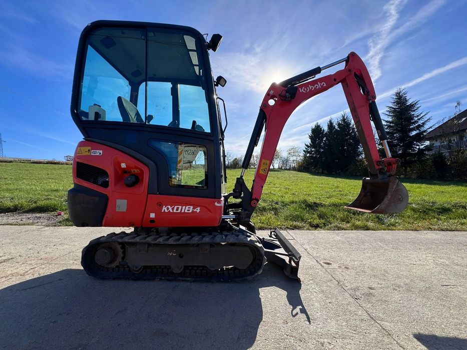 Kubota KX018-4* MINIKOPARKA KUBOTA KX018-4** FINANSOWANIE* Leasing* Zamiana* Skup*  Minikoparka KUBOTA KX018-4