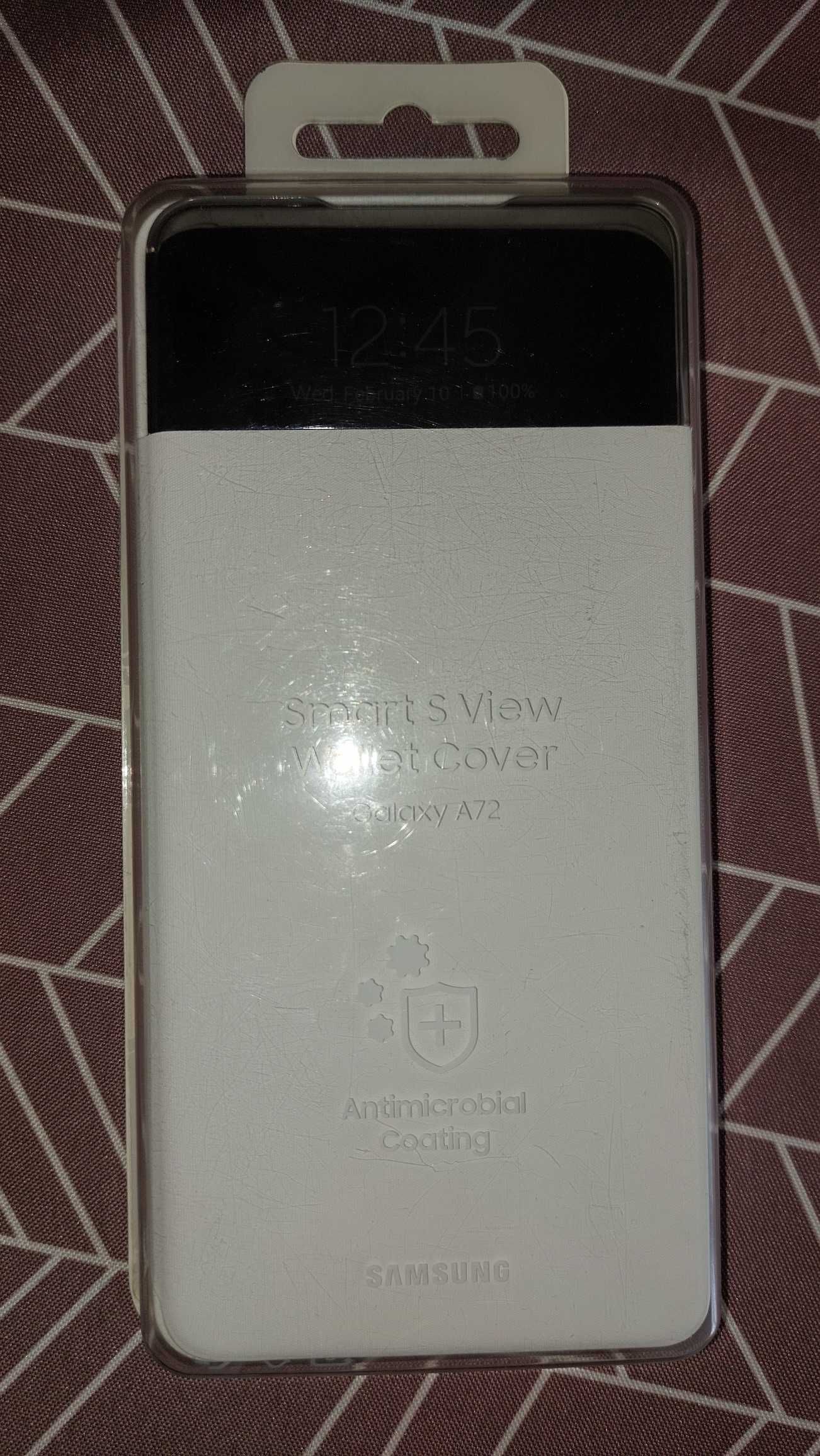 Oryginalne etui do Samsung Galaxy A72 białe