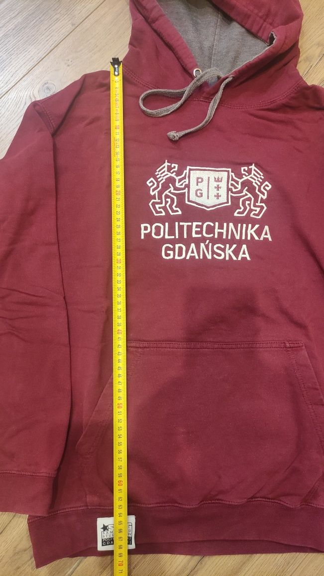 Bluza Politechnika Gdańska unisex rozmiar L granatowa