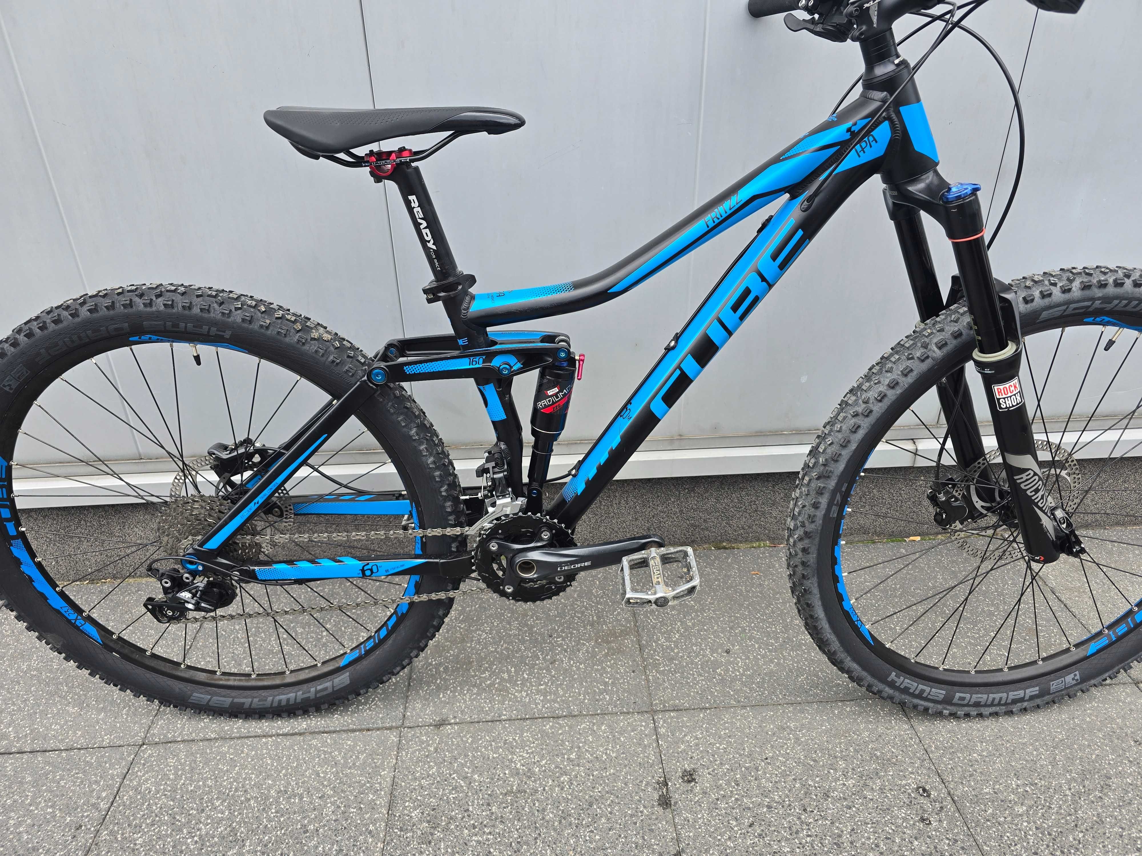 CUBE FRITZZ 160 HPA Rower enduro 160 mm 27,5 S 16 cali 40 cm MTB FULL