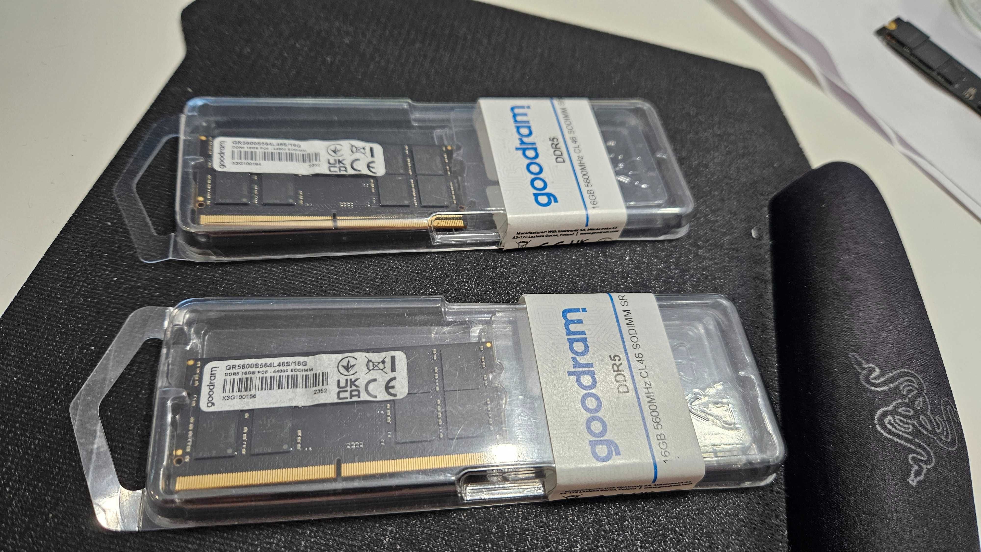 Pamięć RAM SODIMM DDR5 GOODRAM 32GB (2x16GB) 5600MHz CL46