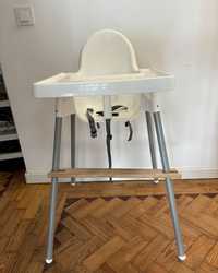 Cadeira alimentação IKEA com apoio de pés com altura regulável
