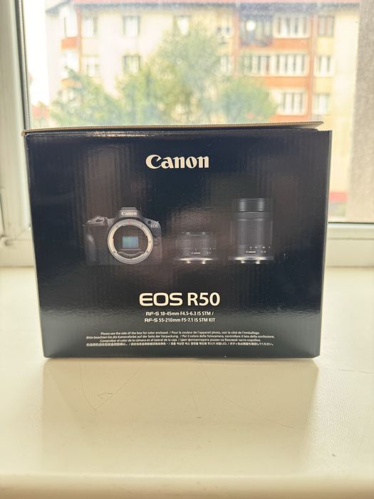 Canon EOS R50 Double Kit + 2 об’єктиви, новий, оригінал, гарантія!