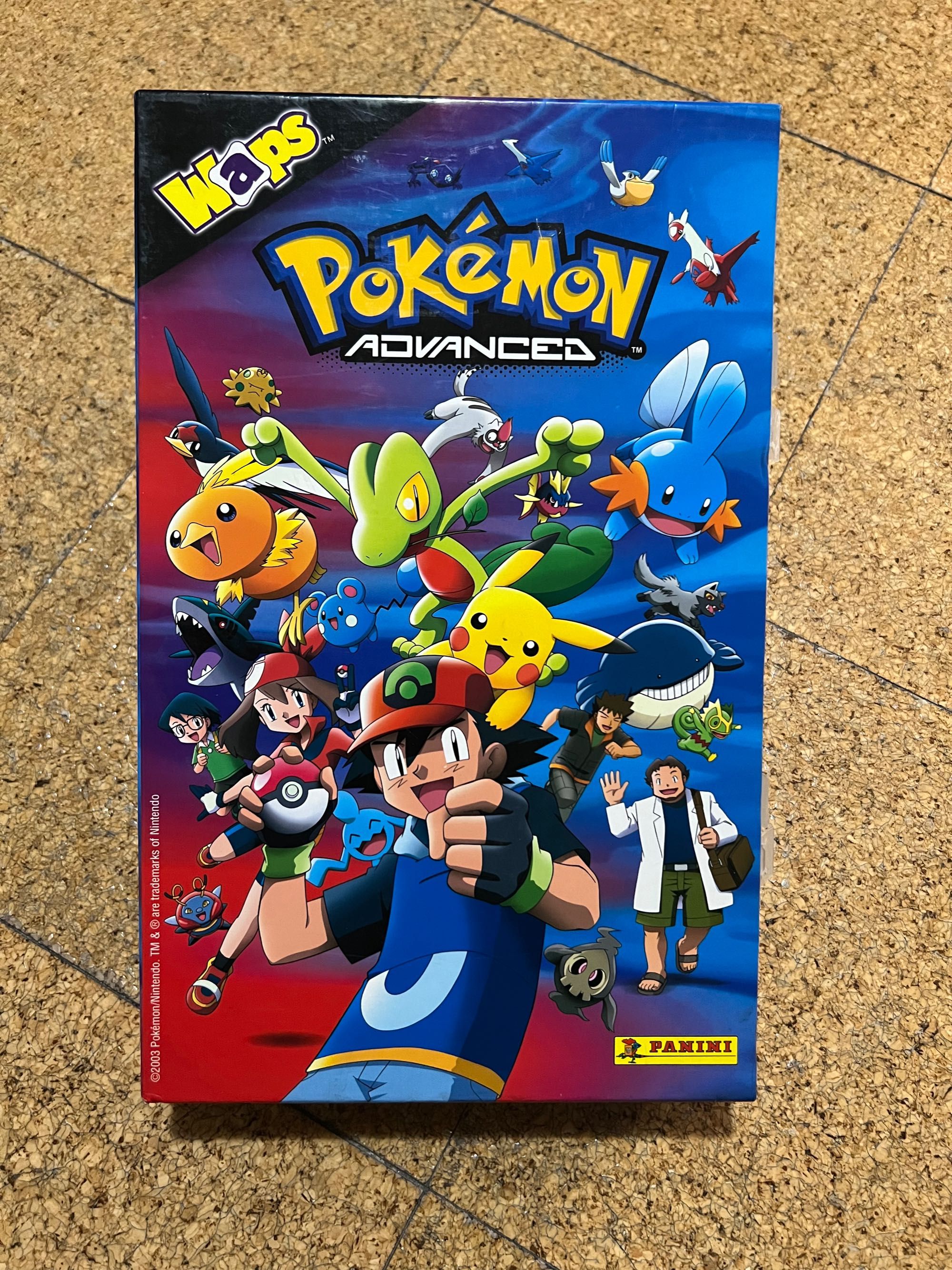 Arquivador Pokemon Advanced Waps Panini 2003 - VAZIO