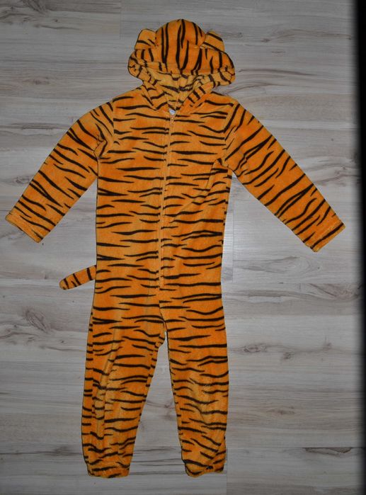 68^ tygrys tygrysek strój przebranie piżama 5/6 Lat_ 110/116