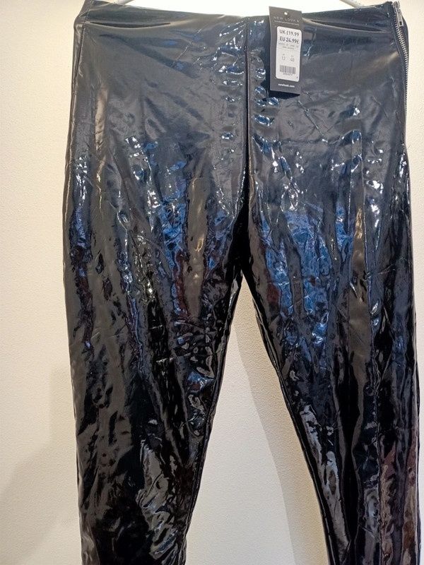 Nowe legginsy latex new look z metką skora