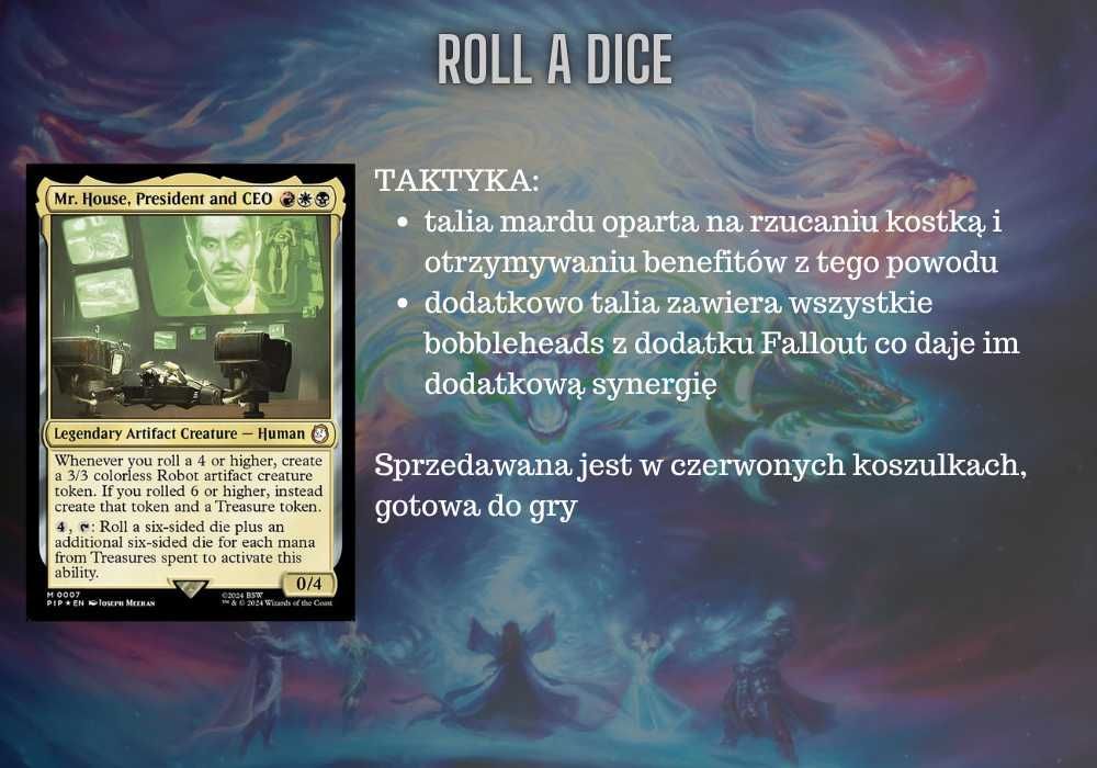 Magic the Gathering Commander | Mr House, fallout, mardu, kostka
