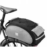 Sakwa Torba rowerowa na bagażnik + Torba przeciwdeszczowa