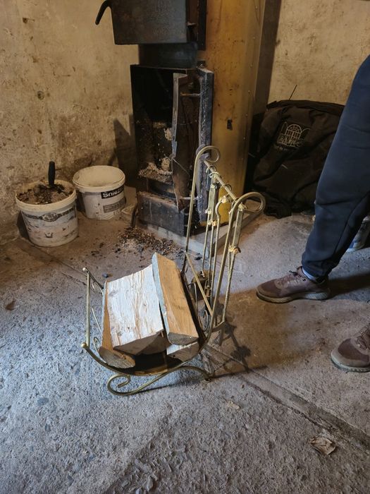 Підставка для каміну, кована підставка, камінна підставка для каміну