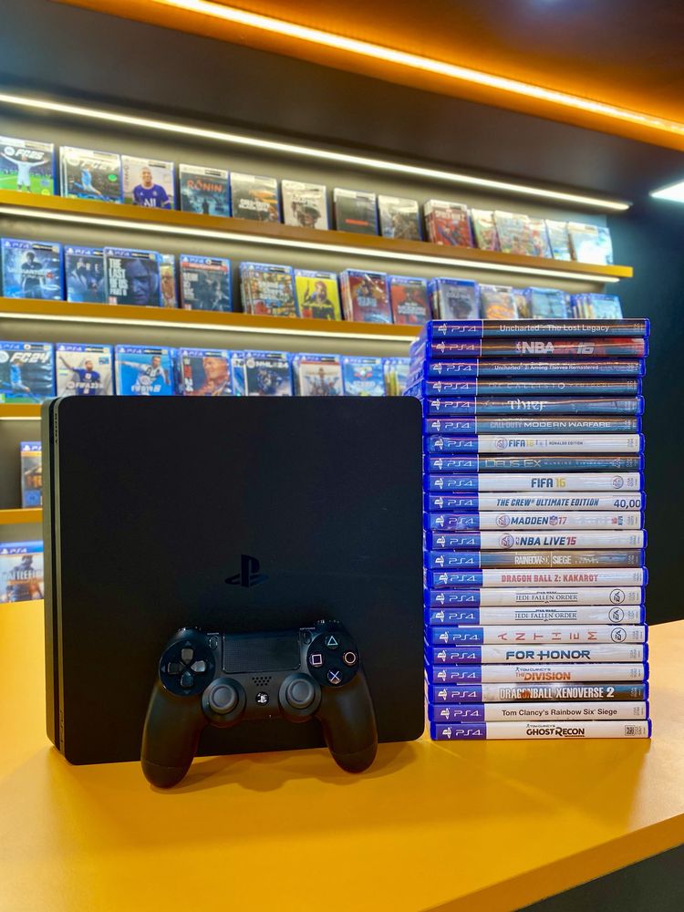 PlayStation 4 Slim + гра на вибір з гарантією 12 місяців від магазину!