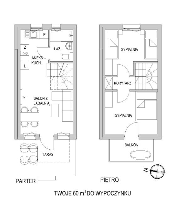 NOWE Domki Apartamenty ITALIA Nad Morzem Karwia blisko morza Wakacje