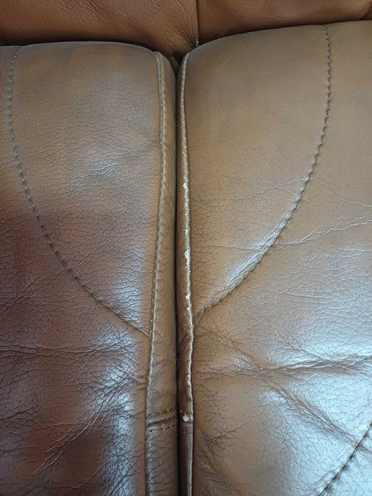 Sofás em pele natural
