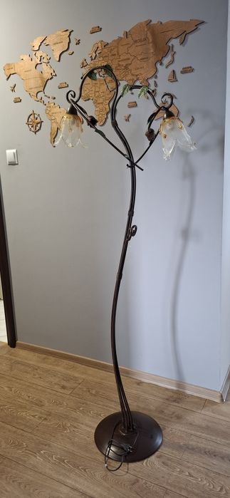 Zestaw oświetlenia – lampa wisząca + 2 kinkiety + lampa stojąca