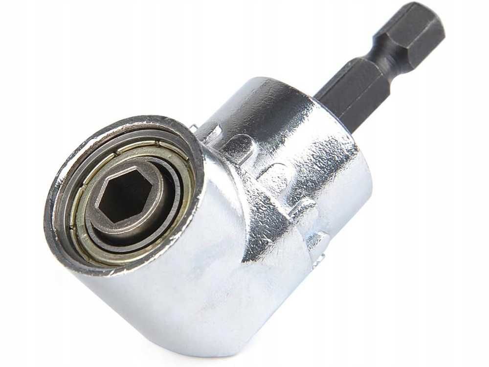 Adapter KĄTOWY BITÓW NASADEK Przekładnia do WKRĘTARKI 105° Uchwyt HEX