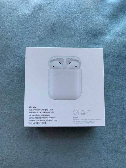 Оригінал AirPods 2 є чек і гарантія, повний комплект