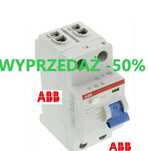 ABB Wyłącznik różnicowoprądowy 2P 63A 0.03A typ AC F202AC-63/0.03 -50%