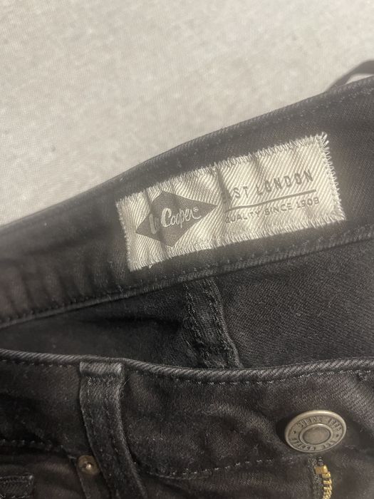 Lee spodnie meskie czarne jeansy w30 l30 rozm s