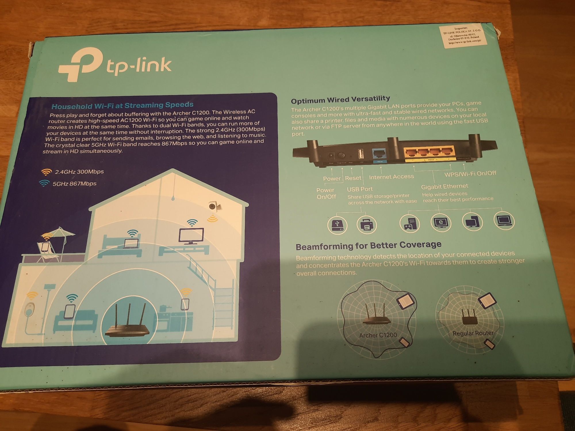 Router TP-link AC1200