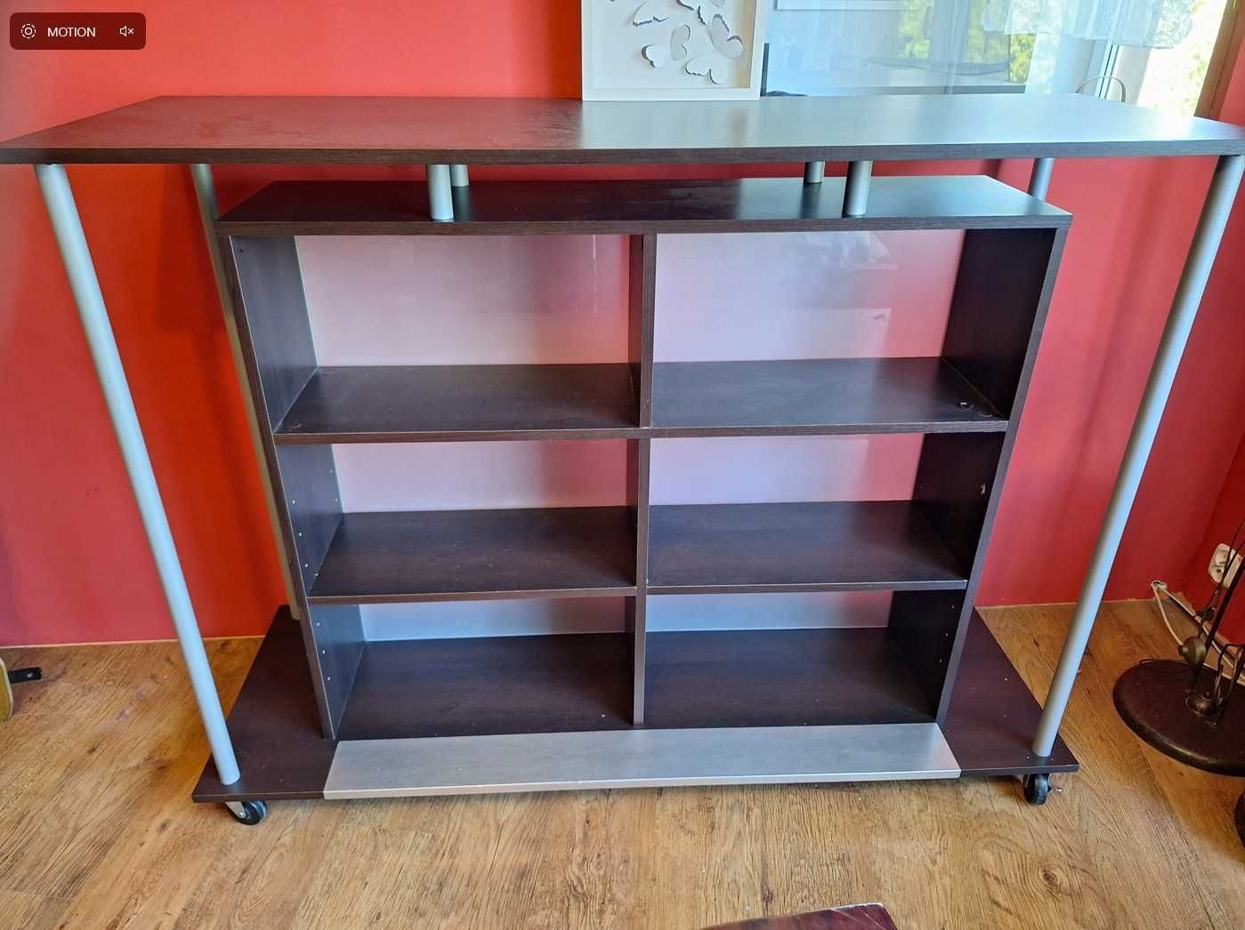Mini bar (wenge + mleczne szkło)
