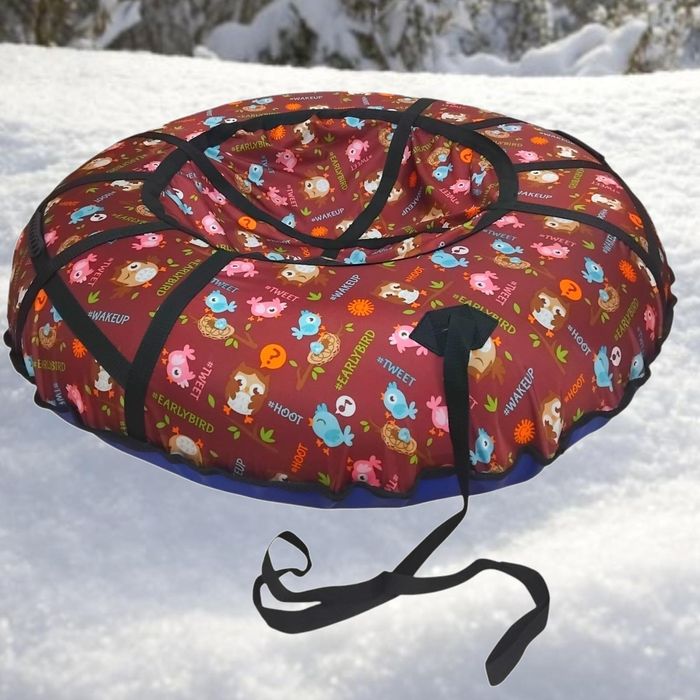 Тюбінг зимовий для катаня тюбинги санки надувные плюшка ватрушка шайба