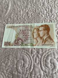 Nota de cinquenta francos belgas 1966