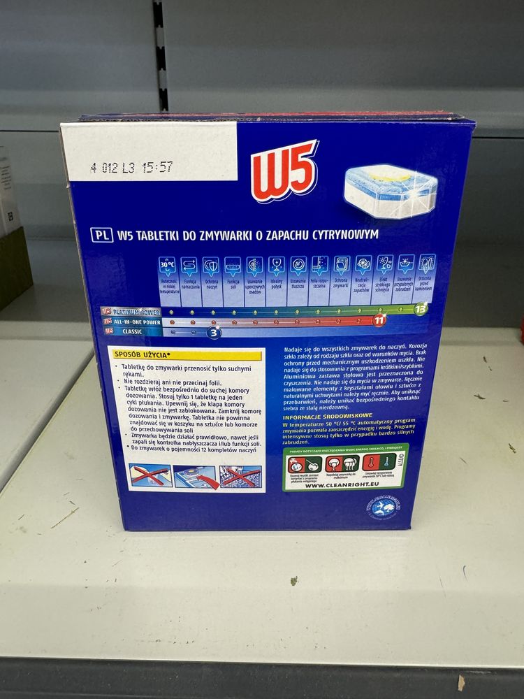 W5 all in 1 Power Tabletki do zmywarki ‼️ 2 opakowania ‼️