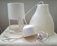 Lampa wisząca, Lampka mała stojąca.