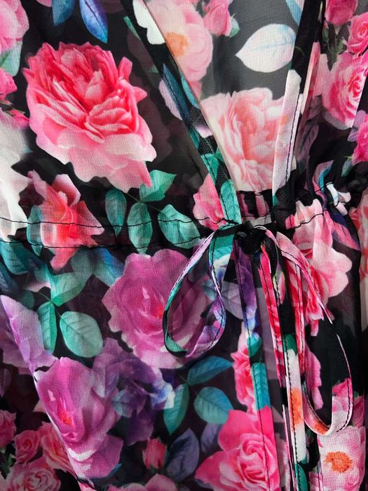 Рожева пляжна туника, парео, сукня від f&f. розмір Л