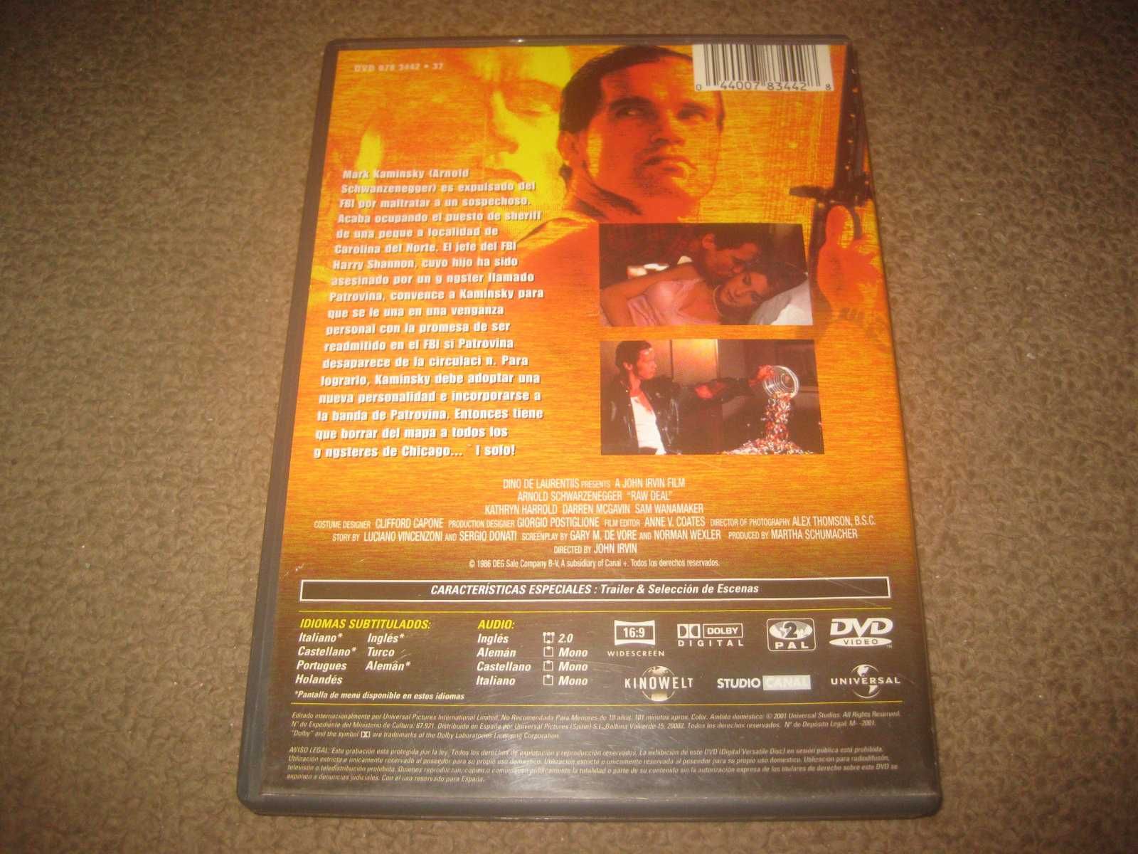 DVD "O Massacre" com Arnold Schwarzenegger