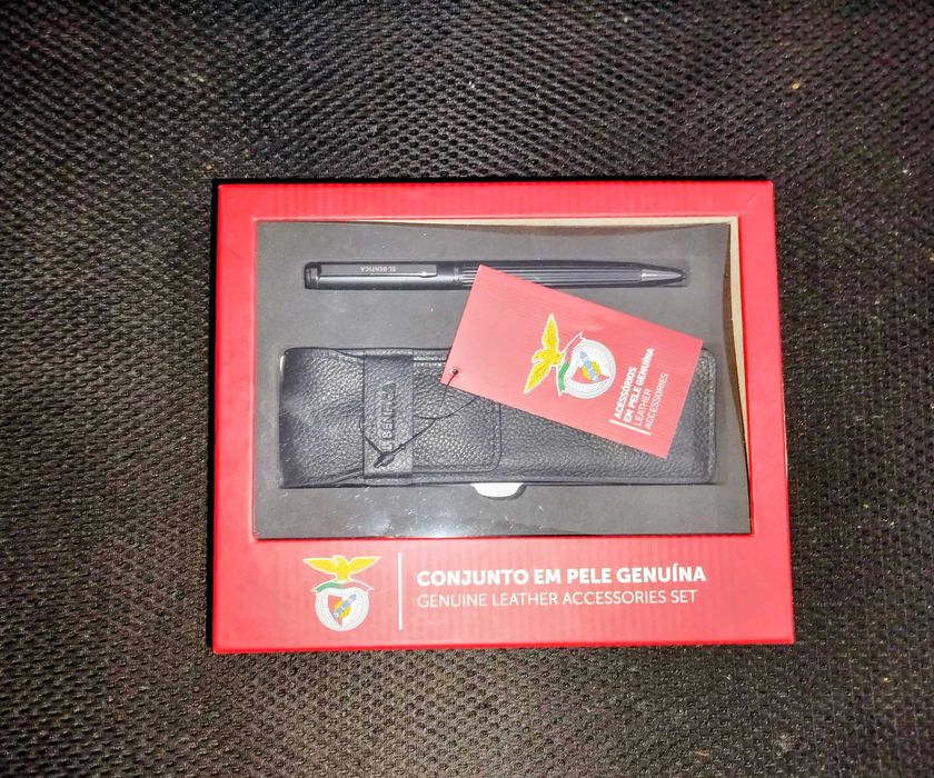 Estojo e caneta de alta qualidade Benfica Oficiais