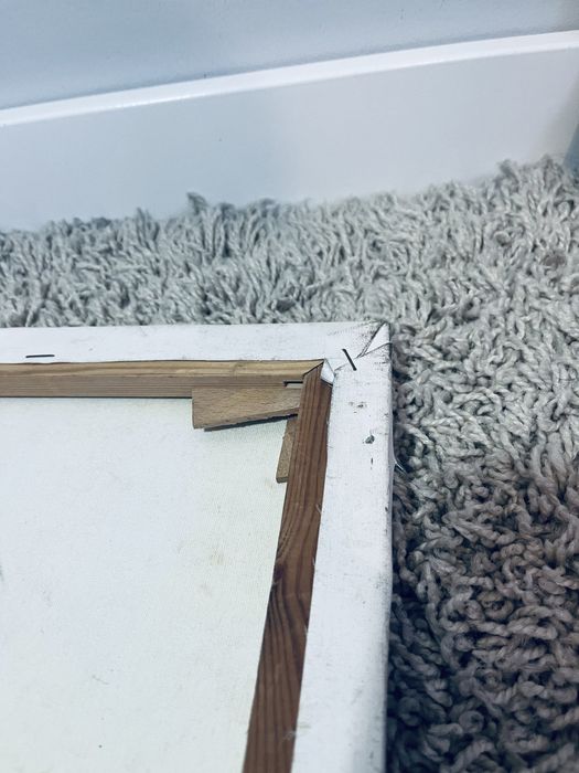 Obraz malowany na plotnie sredniowieczny kosciol