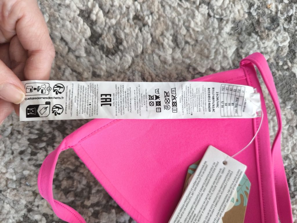 Calzedonia Góra stroju kąpielowego Bikini rożowy/fuksjowy 80a/75b/70c