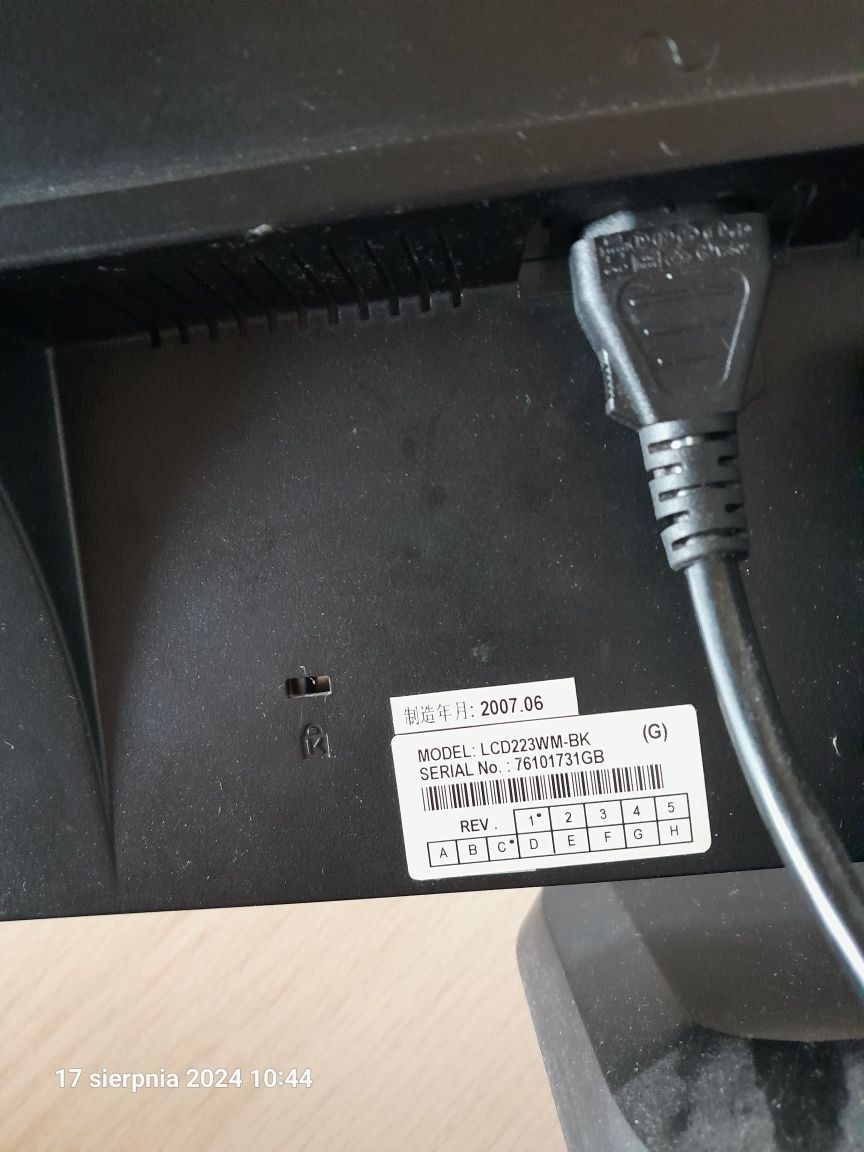 Monitor ekran NEC MMW223 2 sztuki 22 cale