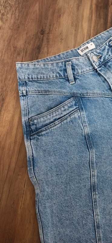 Spodnie jeansowe loose, Sinsay, 40
