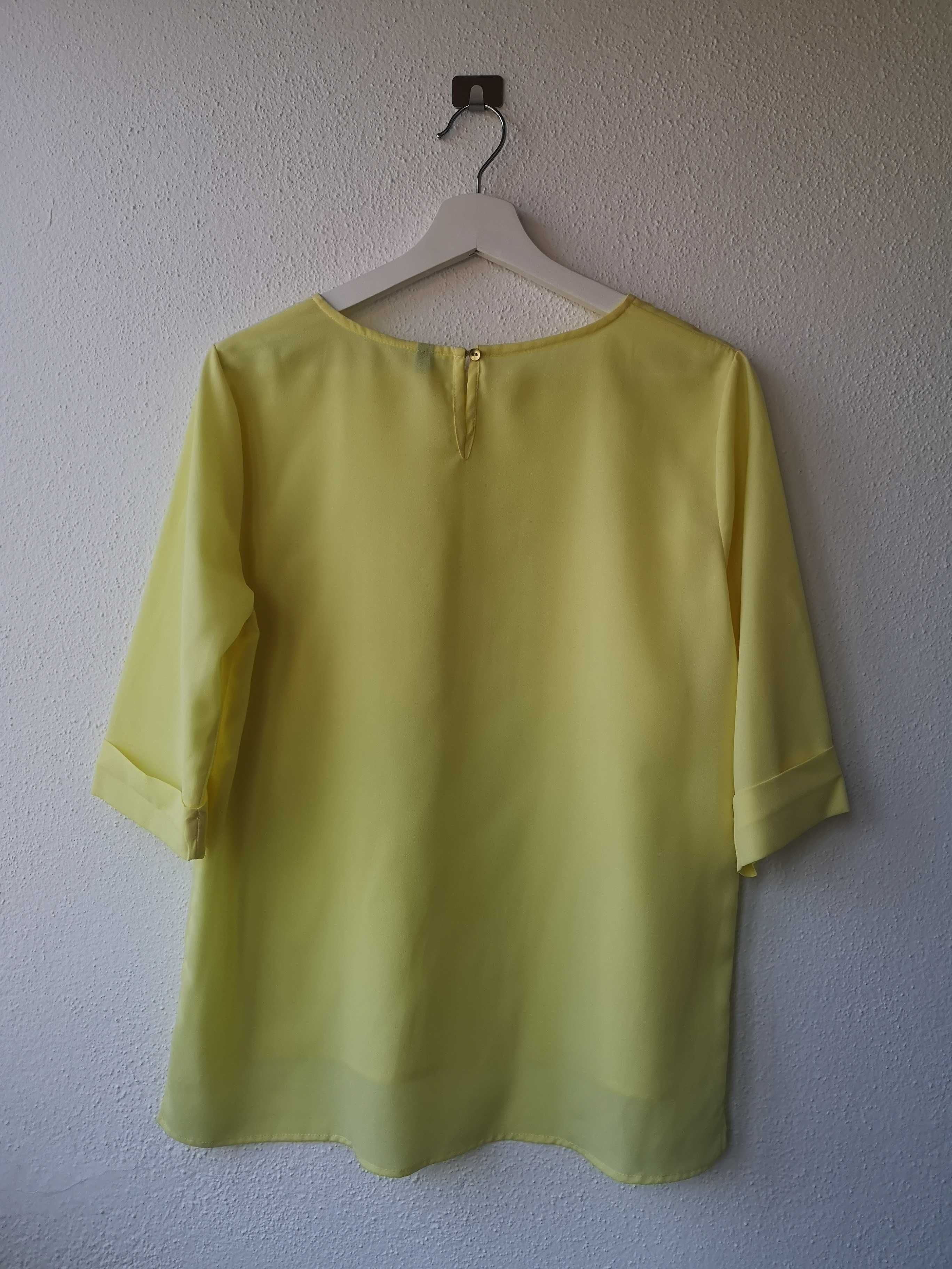 T-shirt amarela Ani M