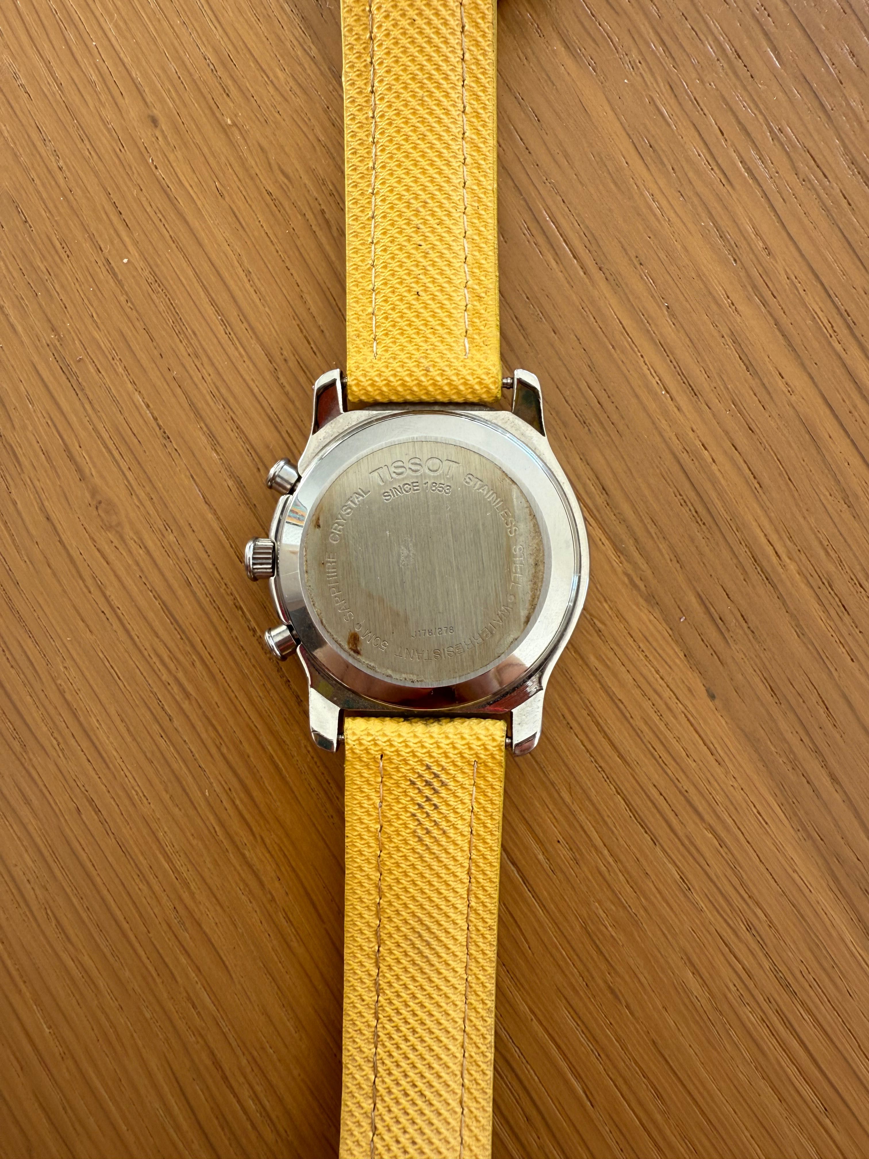 Relógio Tissot amarelo