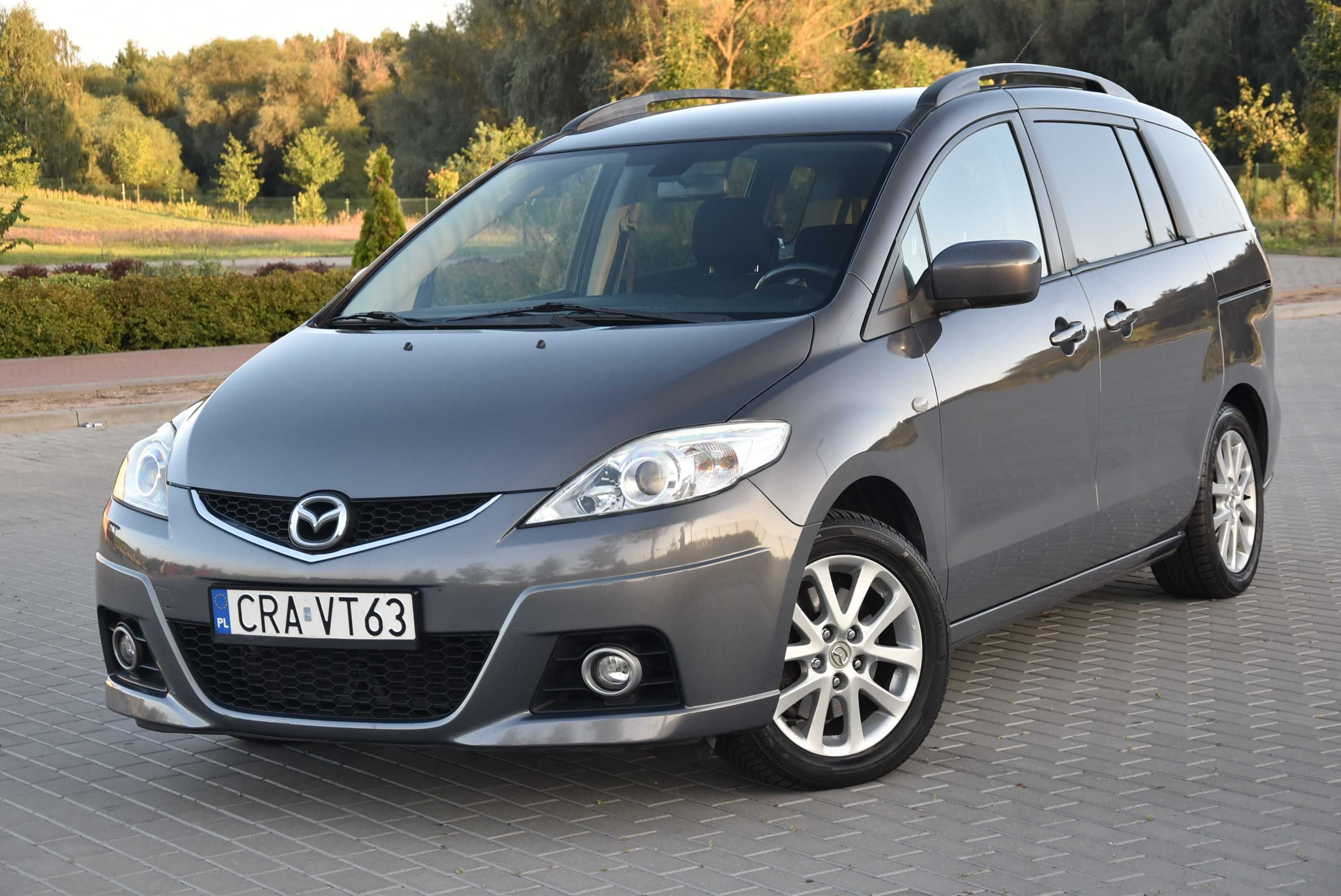 Mazda 5 2,0d, 7 osób, bezwypadkowa, alu16